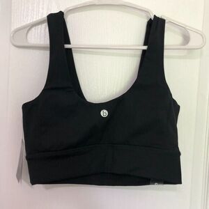 Cotton On Body Ultimate‎ Zip Front Vestlette Black Sports Bra  Size Small NWT